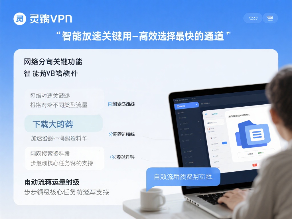 玲珑VPN加速器:畅享极速稳定网络的绝佳神器 智能分流技术
网络加速的关键是“高效选择最快的通