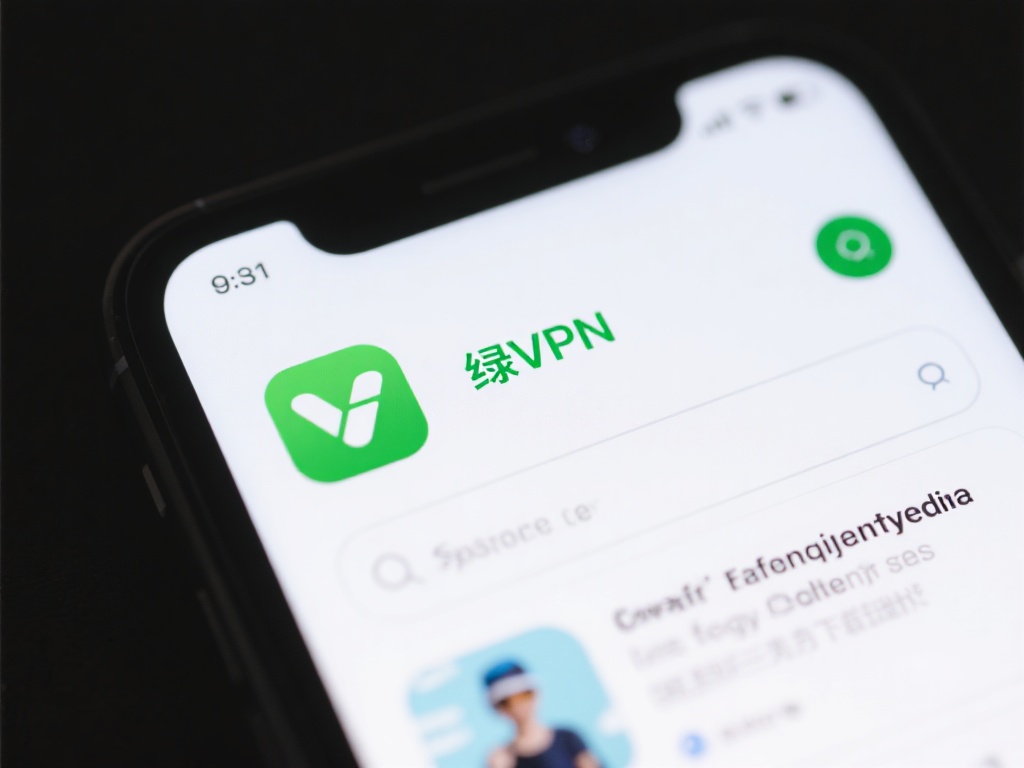 搜索绿VPN
在App&nbsp;Store搜索栏输入“绿