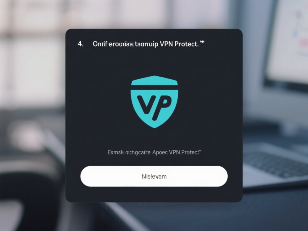 第四步，启用全局或特定应用VPN保护。*除了正常的