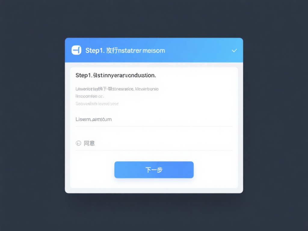 步骤1：运行安装程序
双击软件下载文件，安装向导